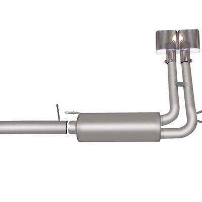 Gibson 06-08 Dodge Ram 1500 Laramie 5.7L 2.5in Cat-Back Super Truck Exhaust - Stainless