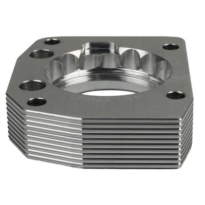 aFe 00-03 Honda S2000 L4 2.0L Silver Bullet Throttle Body Spacer - Silver