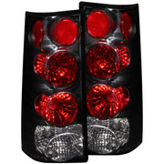 ANZO 1996-2002 GMC Savana Taillights Black