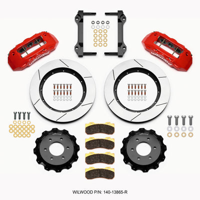 Wilwood TX6R Front Kit 15.50in Red 2010-Up Ford F150 (6 lug)