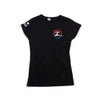 Zone Offroad Black Premium Cotton T-Shirt w/ Patriotic Zone Logos - Womens - L