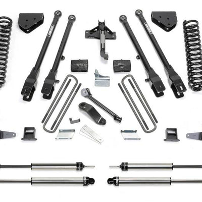 Fabtech 08-16 Ford F250 4WD w/o Factory Overload 8in 4Link Sys w/Coils & Dlss Shks