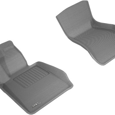 3D MAXpider 2017-2020 BMW 5 Series G30/G31 Kagu 1st Row Floormat - Gray