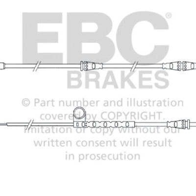 EBC 2005-2006 Land Rover Range Rover Sport 4.2L Supercharged Front Wear Leads