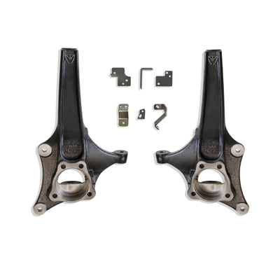 MaxTrac 19-20 GM C1500 2WD 3.5in Front Lift Spindles w/Extended DOT Compliant Brake Lines