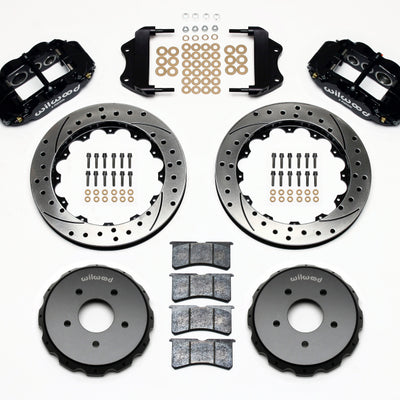 Wilwood Narrow Superlite 6R Front Hat Kit 13.06in Drilled 2004-2006 Pontiac GTO
