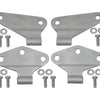 Kentrol 07-18 Jeep Wrangler JK Body Door Hinge Set 4 Pieces 2 Door Bare Grey