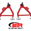 BMR 94-04 Mustang Lower A-Arms (Coilover Only) w/ Adj. Rod End and Tall Ball Joint - Red