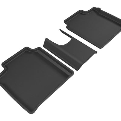 3D MAXpider 2014-2019 Nissan Versa Note Kagu 2nd Row Floormats - Black