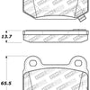 StopTech Street Touring ST-22 2-Piston Rear Caliper Brake Pads