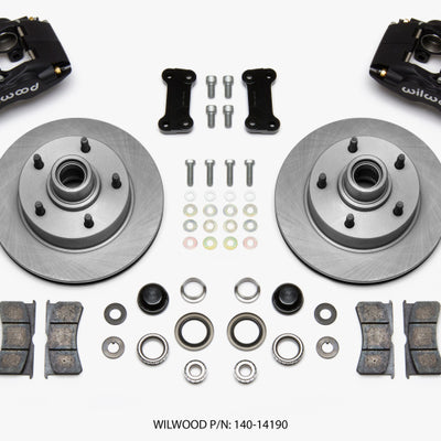 Wilwood Forged Dynalite Front Kit 11.72in 1 PC Rotor&Hub Ford F100 1948-1956