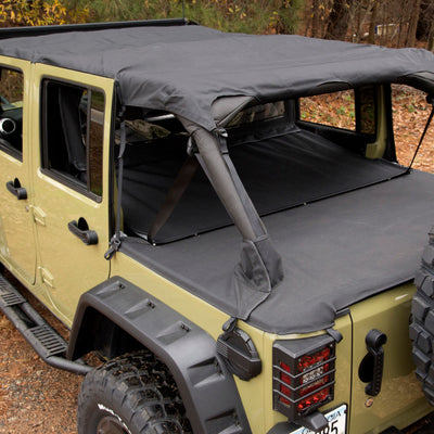 Rugged Ridge Montana Pocket Island Topper Black 10-18 JK 4 Door