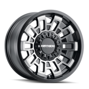 Mayhem 8113 Cortex 17x9 / 5x127 BP / -12mm Offset / 87.1mm Hub Matte Black w/ Dark Tint Wheel