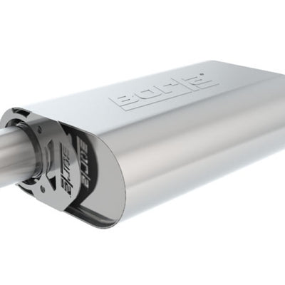 Borla CrateMuffler BBC 396 2.5 inch Offset/Offset 14in x 4.35in x 9in Oval Muffler