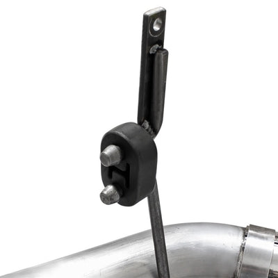 aFe Atlas Exhaust 4in DPF-Back Exhaust Aluminized Steel Polished Tip 11-14 ford Diesel Truck V8-6.7L