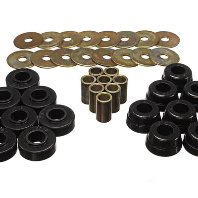 Energy Suspension Gm Body Mount Set W/Hardware - Black