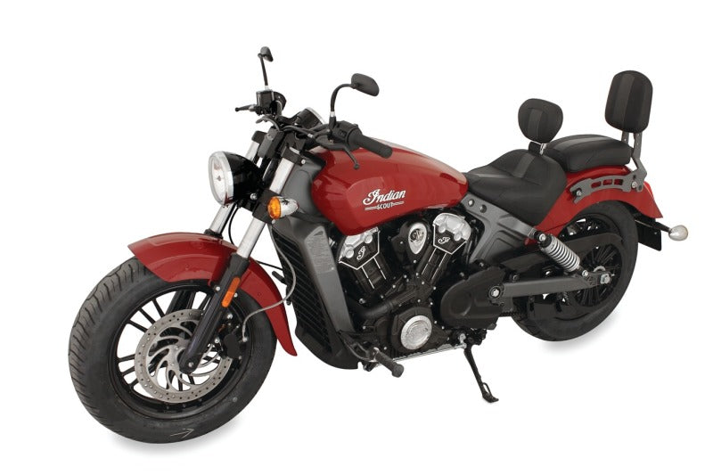 Mustang 15-21 Indian Scout Standard Touring Passenger Seat - Black