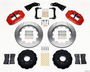 Wilwood Narrow Superlite 6R Front Hat Kit 14.00in Red 65-82 Corvette C2/C3