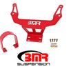 BMR 08-17 Challenger Front Driveshaft Safety Loop - Red