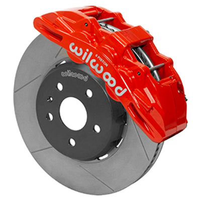 Wilwood SX6R Front Brake Kit 14in SRP Slotted Red 16-19 Chevy Camaro SS