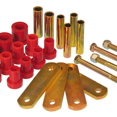 Prothane Chrysler SS Conv HD Spring & Shackles Bushings - Red