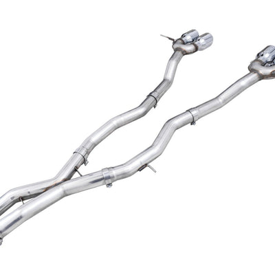 AWE Track Edition Catback Exhaust for BMW G8X M3/M4 - Chrome Silver Tips