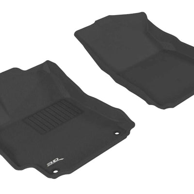 3D MAXpider 2012-2014 Toyota Camry/Camry Hybrid Kagu 1st Row Floormat - Black
