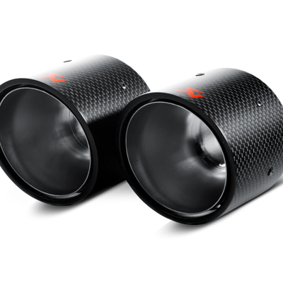 Akrapovic 07-14 MINI Cooper S (R56) / Cooper S Cabrio (R57) Tail Pipe Set (Carbon)
