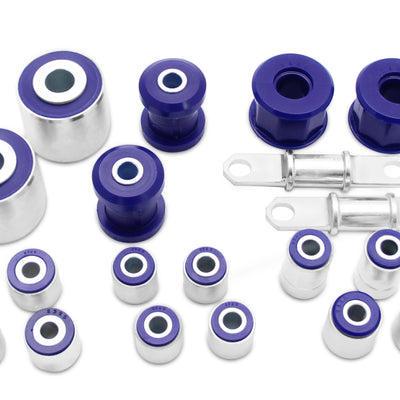 SuperPro 2004 Mazda 3 i Front/Rear Vehicle Master Bushing Kit Std Alignment w/ Trailing Arm Bushing