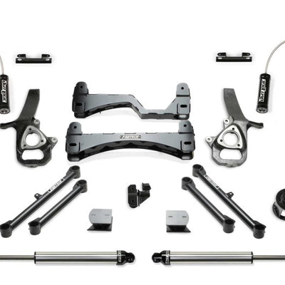 Fabtech 19-21 Ram 1500 2WD 6in Perf Sys w/Dl 2.5 Resi C/O & Rr Dl