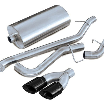 Corsa 2002-2006 Chevrolet Avalanche 5.3L V8 3in Sport Cat-Back Exhaust w/ twin 4in Black Tips