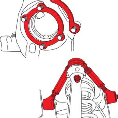 SPC Performance 03-08 Nissan 350Z/03-07 Infiniti G35 Front Adjustable Control Arms