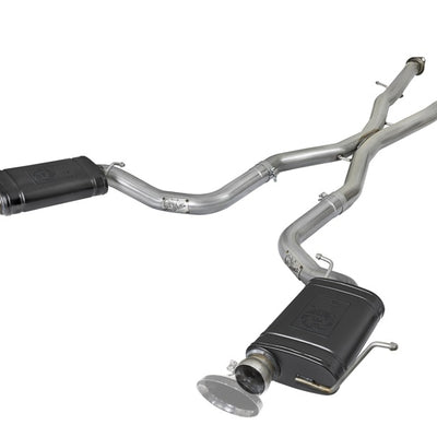 aFe MACHForce XP 12-17 Jeep Grand Cherokee WK2 SRT8 V8-6.4L 304SS Cat-Back Exhaust w/o Resonator