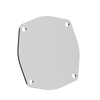 QTP 5in Bolt-On QTEC 4 Bolt Cover Plate