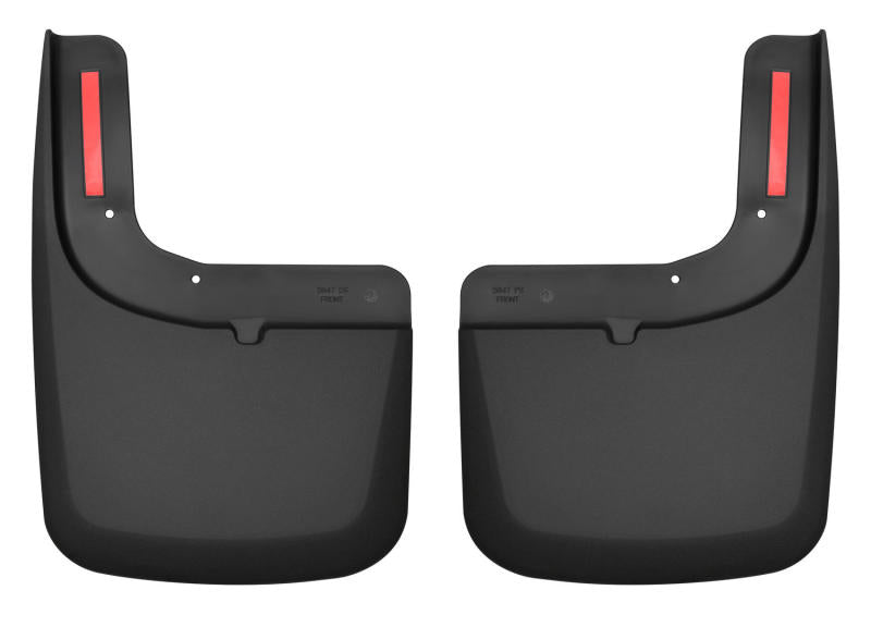 Husky Liners 2017 Ford F-250 / F-350 Super Duty Black Front Mud Guards (w/Flares)