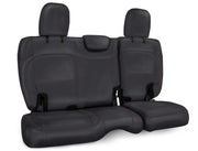 PRP 2018+ Jeep Wrangler JL/2 Door Rear Bench Cover - Black with Red Stitching