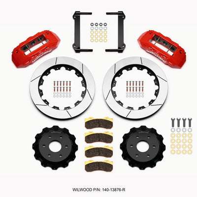 Wilwood TX6R Front Kit 16.00in Red 1999-2014 GM Truck/SUV 1500