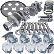 Eagle Chevrolet SBC 1pc Seal 383ci Balanced Rotating Assembly Kit w/168 Tooth Flexplate