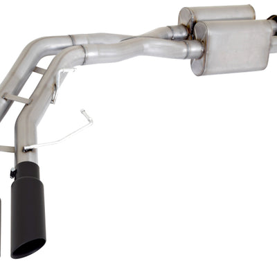 Gibson 17-19 Ford F-150 Raptor 3.5L 3in Cat-Back Super Truck Exhaust - Black Elite