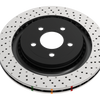 DBA 2018 Kia Stinger (320mm Front Rotor) Front 4000 Series Cross Drilled Rotor