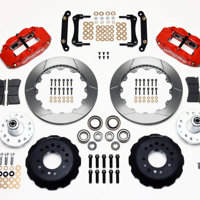 Wilwood Narrow Superlite 6R Front Hub Kit 12.88in Red 79-81 Camaro