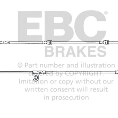 EBC 2010-2014 BMW X5 3.0L Turbo Front Wear Leads