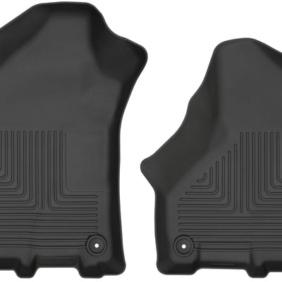 Husky Liners 2019 Ram 2500/3500 Crew Cab/Mega Cab WeatherBeater Black Front Floor Liners