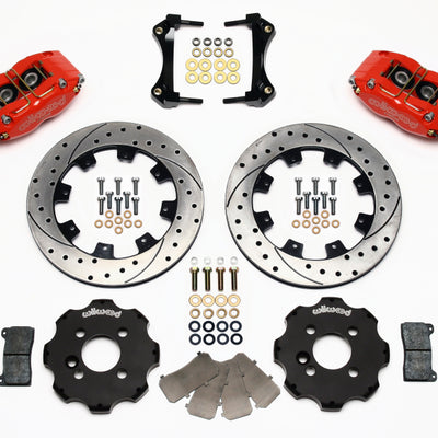 Wilwood Dynapro Radial Front Kit 12.19in Drilled Red Mini Cooper