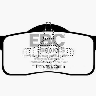 EBC 02-06 Ford Expedition 4.6 2WD Extra Duty Rear Brake Pads