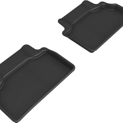 3D MAXpider 2012-2016 Hyundai Genesis Kagu 2nd Row Floormats - Black