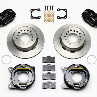 Wilwood Forged Dynalite P/S Park Brake Kit Chevy 12 Bolt-Spec 3.15in Bearing Staggered mt