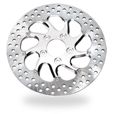 Performance Machine Disc/Carr 11.5 Torque Rr Left - Chrome