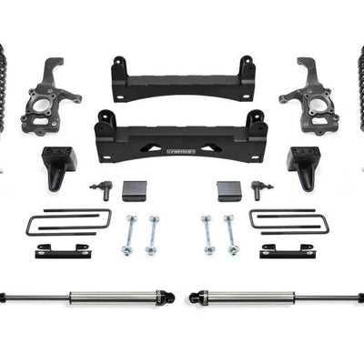 Fabtech 15-20 Ford F150 2WD 6in Perf Sys w/2.5 Resi & 2.25