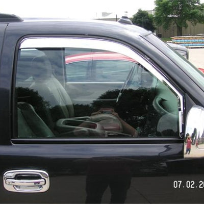 Putco 00-06 Chevrolet Tahoe (Front Only) Element Chrome Window Visors